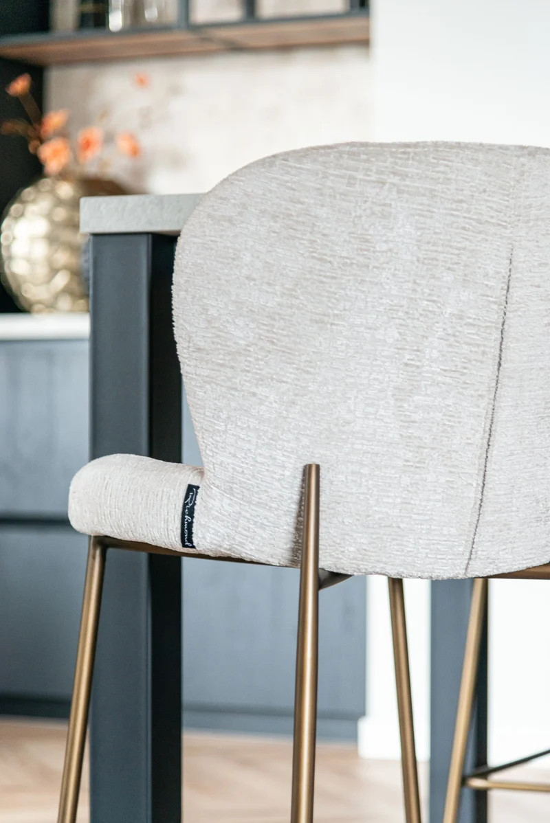 Barhocker Darby Cream Fusion, gepolstert, für Küche & Theke