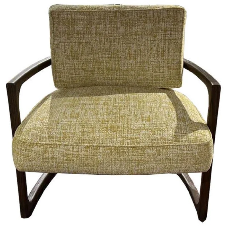 Casa Padrino Luxus Sessel Grün / Dunkelbraun 80 x 73 x H. 60 cm - Wohnzimmer Sessel - Hotel Sessel - Wohnzimmer Möbel - Hotel Möbel - Luxus Möbel - Luxus Einrichtung