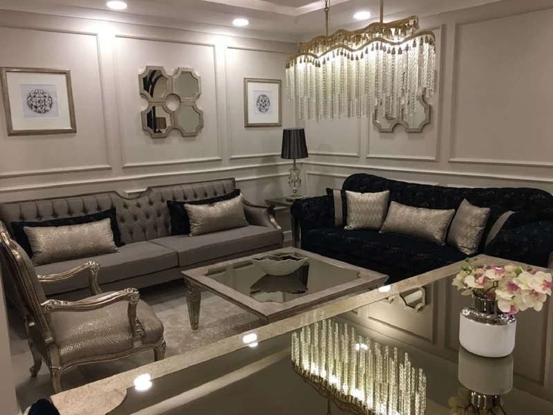Casa Padrino Luxus Barock Sessel Silber / Antik Silber - Prunkvoller Wohnzimmer Sessel - Barock Wohnzimmer Möbel - Edel & Prunkvoll