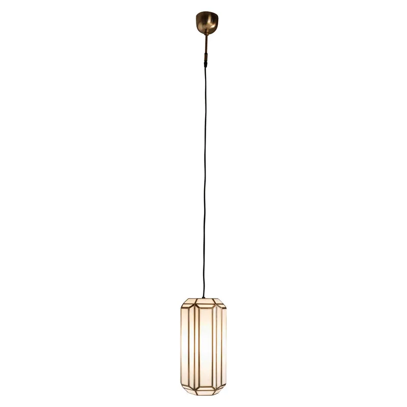 Pendelleuchte Elona brass antique – Design-Leuchte für Esstisch