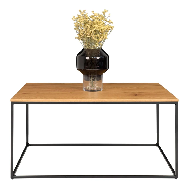 Design Couchtisch LEVEN Eiche-Look ca. 60x90x45cm