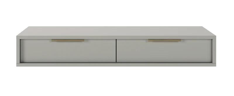 Hängender Schminktisch Viviaro mit zwei Schubladen, 110 cm, Kaschmirfarben