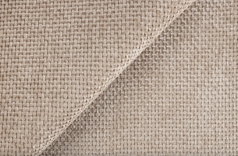 Dreisitziges Sofa Dandelino mit Schlafunktion, beige, hydrophobes Chenille