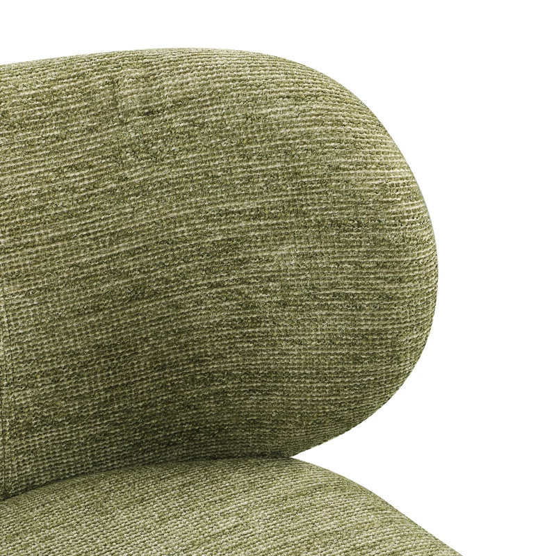 Richmond Esszimmerstuhl Amely Pistache Softweave mit Drehfunktion