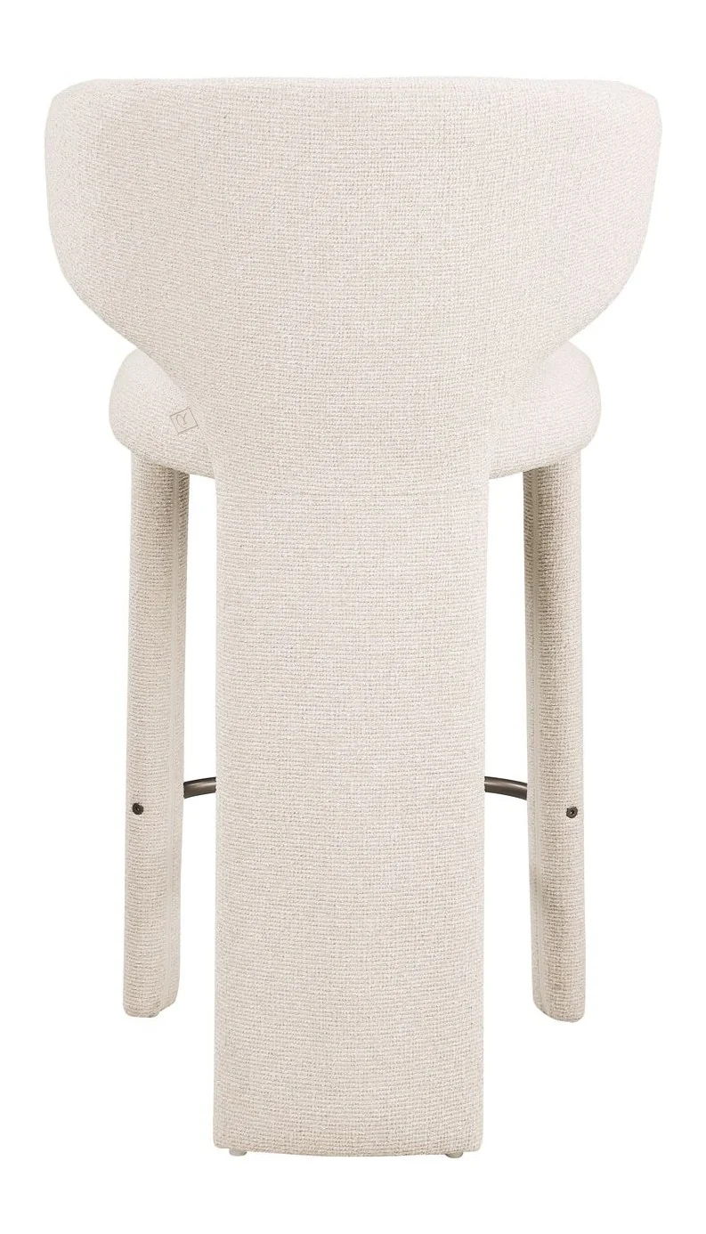Barhocker Viola biscotti – Counterstuhl mit Polyester-Bezug
