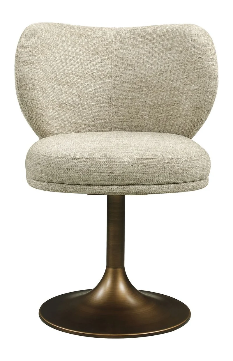 Esszimmerstuhl Amely mit Drehgestell in natural Softweave