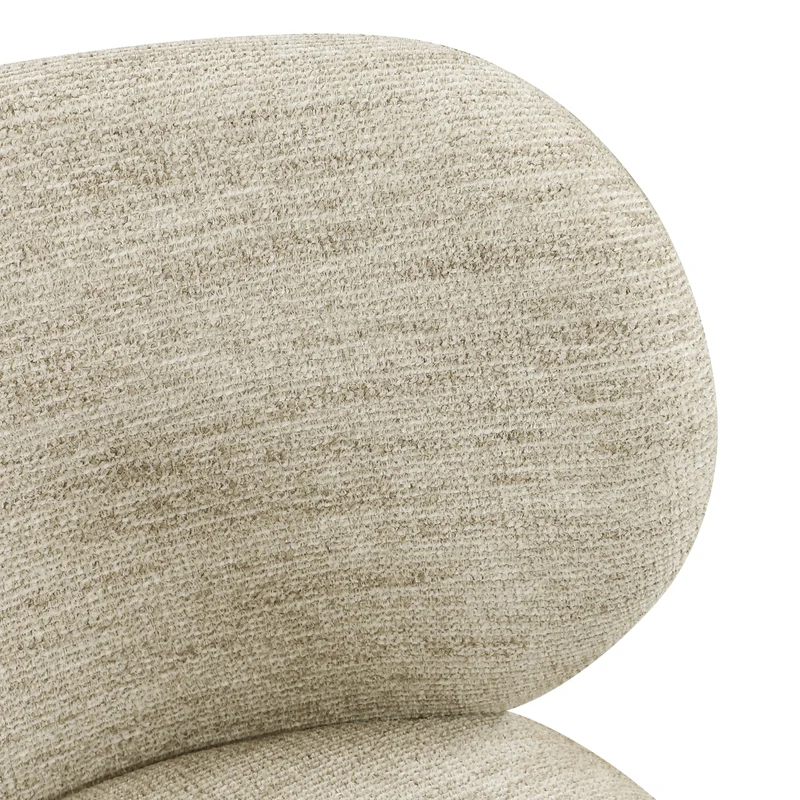 Esszimmerstuhl Amely mit Drehgestell in natural Softweave