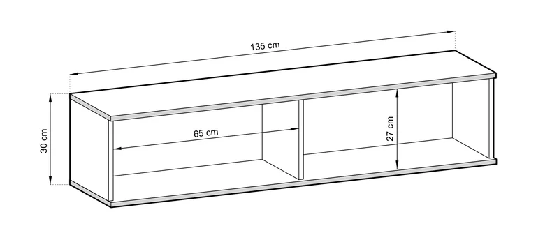 TV-Schrank Mucalma 135 cm schwarzer Marmor mit goldenen Einsätzen