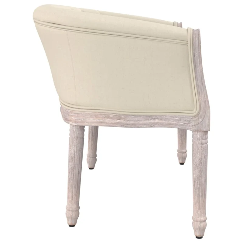 vidaXL - Sitzbank, Bank zum Sitzen, 98x56x69 cm, Maximale Tragfähigkeit (pro Sitz ) 110 kg, Leinen