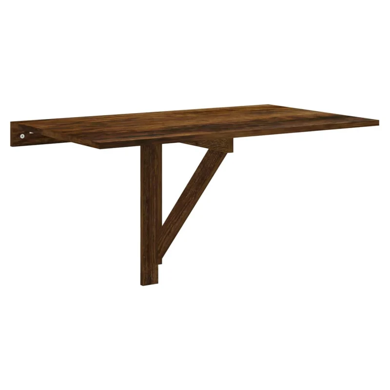 vidaXL – Wandklapptisch aus Holzwerkstoff, 100 × 60 × 56 cm, Räuchereiche