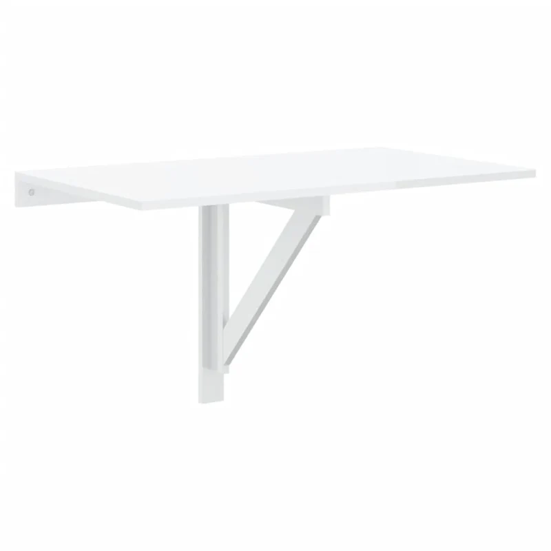 vidaXL - Wand-Klapptisch Hochglanz-Weiß 100x60x56 cm Holzwerkstoff