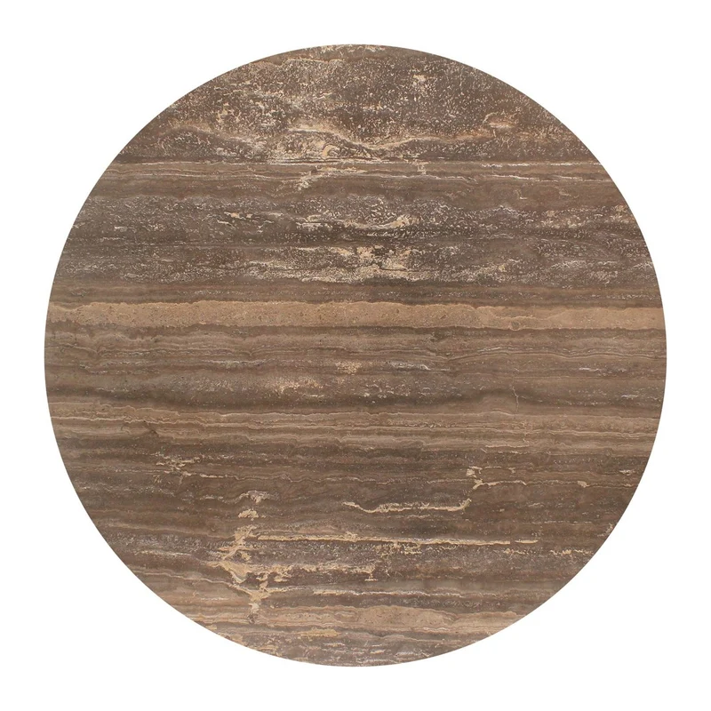 Esstisch Russo rund Ø140 cm, Travertin & Mangoholz, Richmond