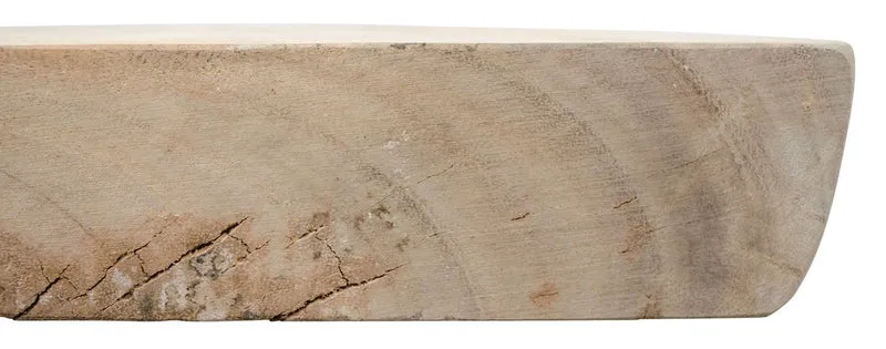 Casa Padrino Luxus Bartisch aus massivem Soar-Holz, Naturfarben und Schwarz, 90-95 x 90-95 x 107 cm
