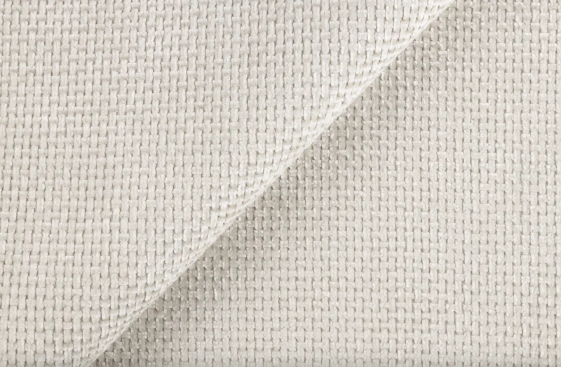 Dreisitziges Sofa Dandelino mit Schlafunktion, grau-beiger hydrophober Chenillestoff
