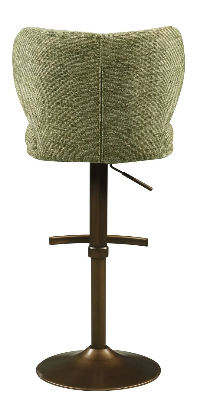 Barhocker Amely pistache softweave mit drehbarer Sitzfläche