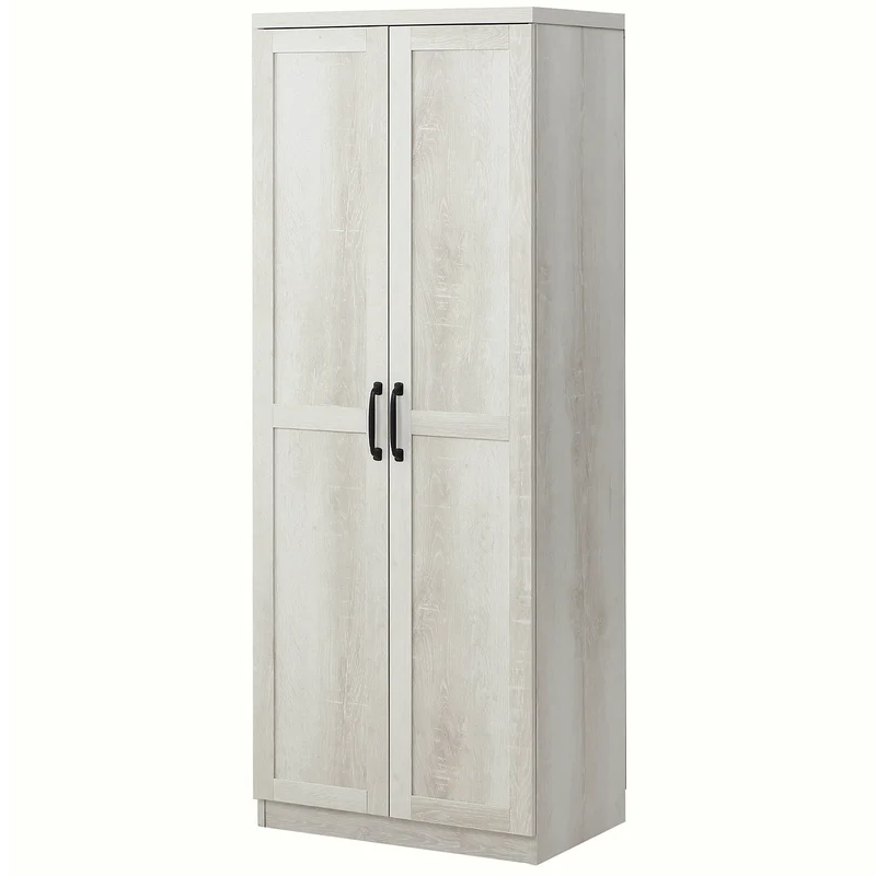 63-Inch Kitchen Pantry Cabinet – 5-Tier Storage Cabinet with Doors & Adjustable Shelves (Canada & United States Delivery Only)