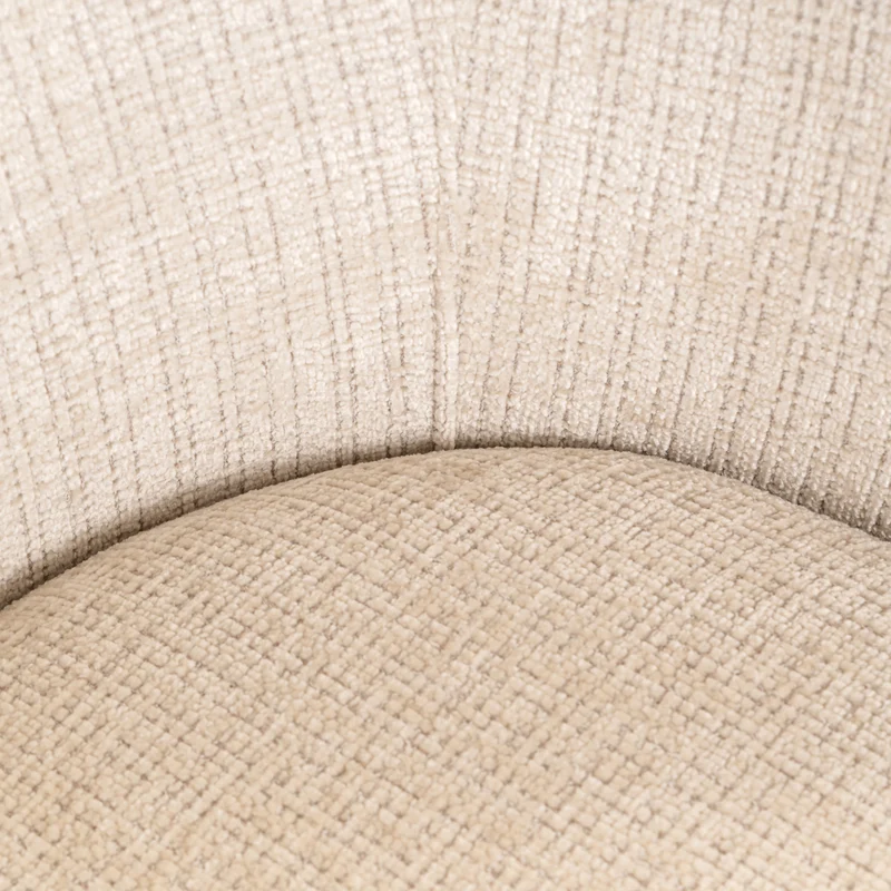 Esszimmerstuhl Serenity Niagara Beige drehbar mit Polyesterbezug