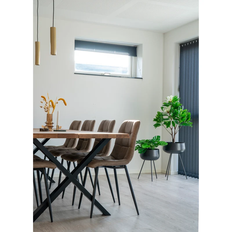 Modernes Blumentopf-Set (2-tlg.) DOLA schwarz