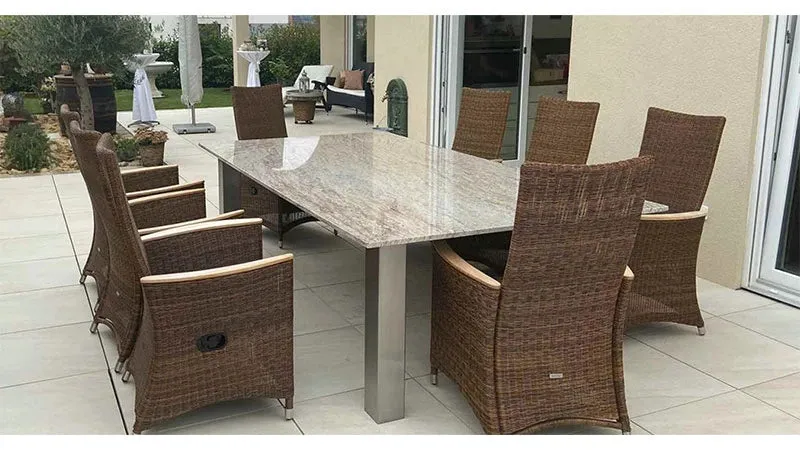 Gartentisch mit Naturstein - Xenos