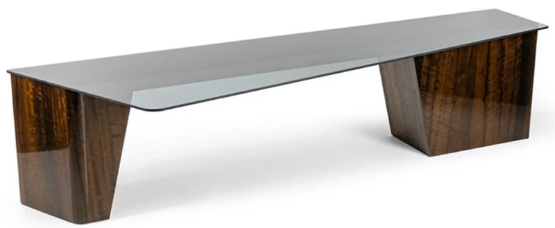 Casa Padrino Luxus Couchtisch Set Braun - 2 Rechteckige Wohnzimmertische - Luxus Wohnzimmer Möbel