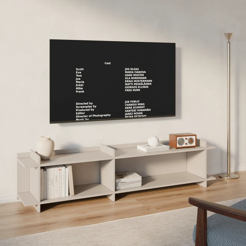 Steh- und hängende RTV-Kommode Fencey 175 cm Kaschmir