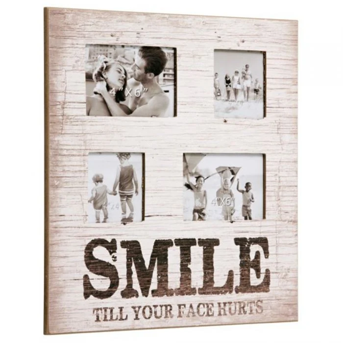 Multi Fotorahmen SMILE / Bilderrahmen 10x15cm