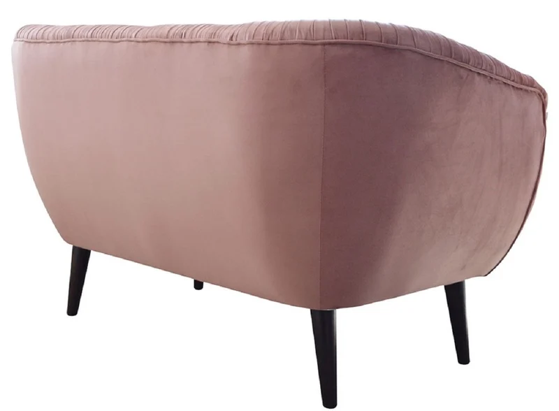 Casa Padrino Luxus Sofa mit dekorativen Falten 144 x 79 x H. 81 cm - Verschiedene Farben - Hotel Möbel