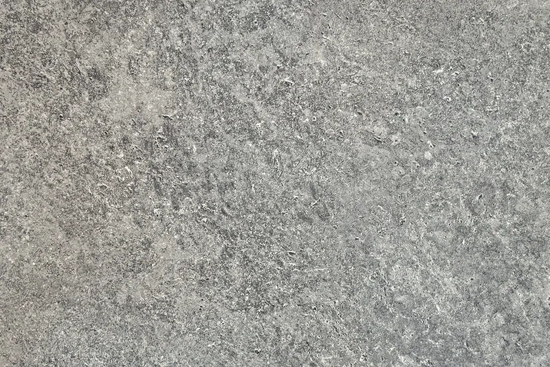Design Esstisch TULUP rund 120cm grau Beton-Optik Metallbeine