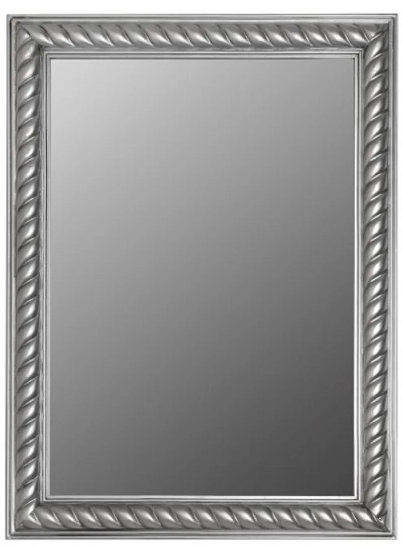 Casa Padrino Barock Spiegel / Wandspiegel Antik Silber 62 x H. 82 cm - Möbel im Barockstil