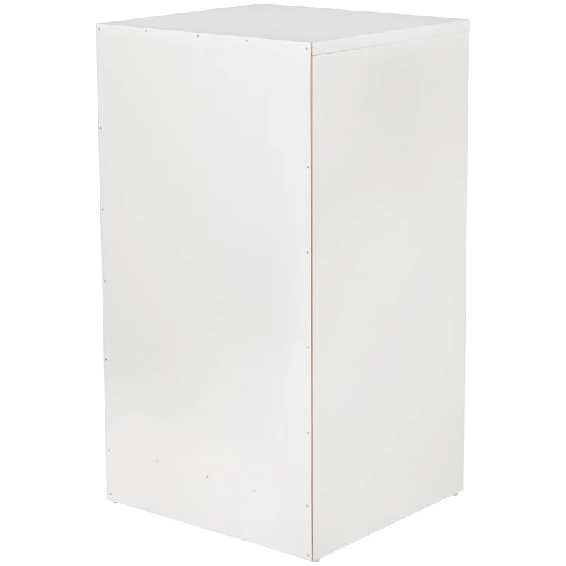 Nachtkonsole FOGGIA Holz 3 Schubladen Weiß Modern 37,5x68x35cm