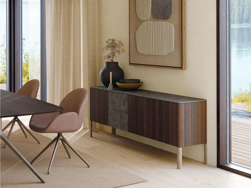 Sideboard Nya - Naturholz und Keramik von Team 7