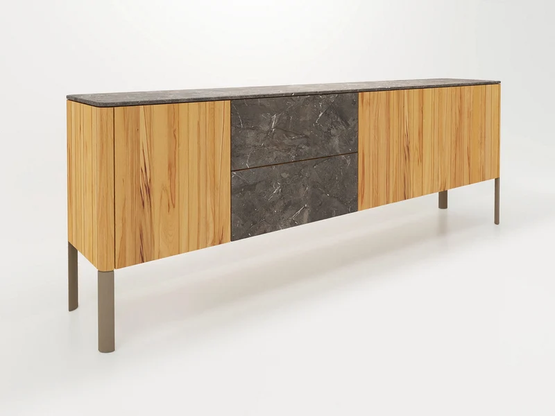 Sideboard Nya - Naturholz und Keramik von Team 7