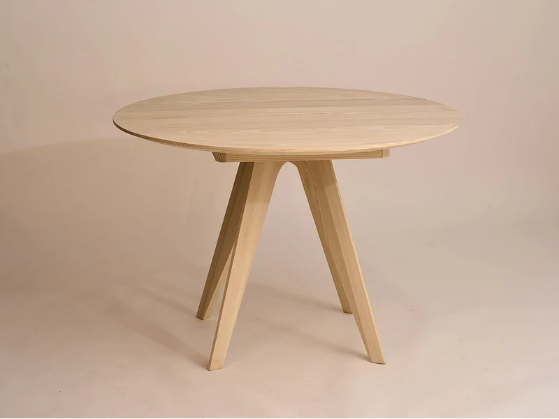 Tisch Sfer, Weißtanne, D 110 cm. Besonders schön und günstig