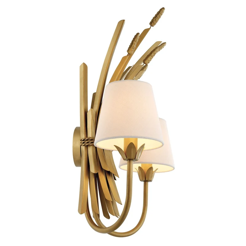 Casa Padrino Luxus Wandleuchte Antik Gold 47 x 24 x H. 53 cm - Hotel & Restaurant Wandlampe