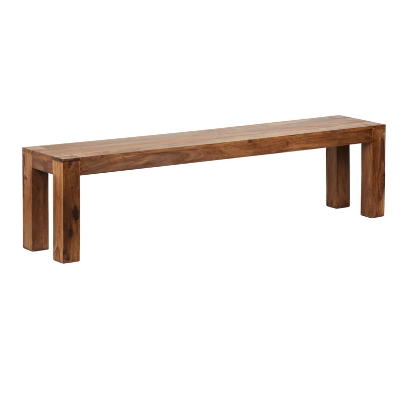 Sitzbank MUMBAI 180cm Sheesham Massivholz Landhausstil Esszimmer