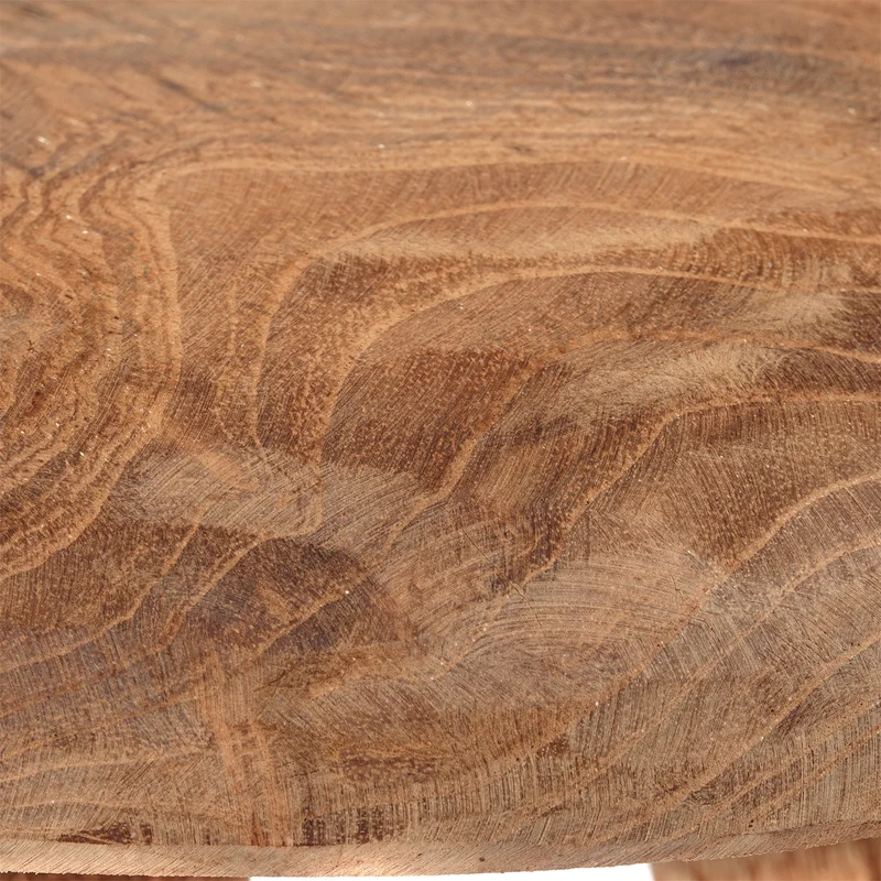 RUNDER HOCKER "KLARA" | Holz, 28 cm | Melk Schemel, Blumenhocker