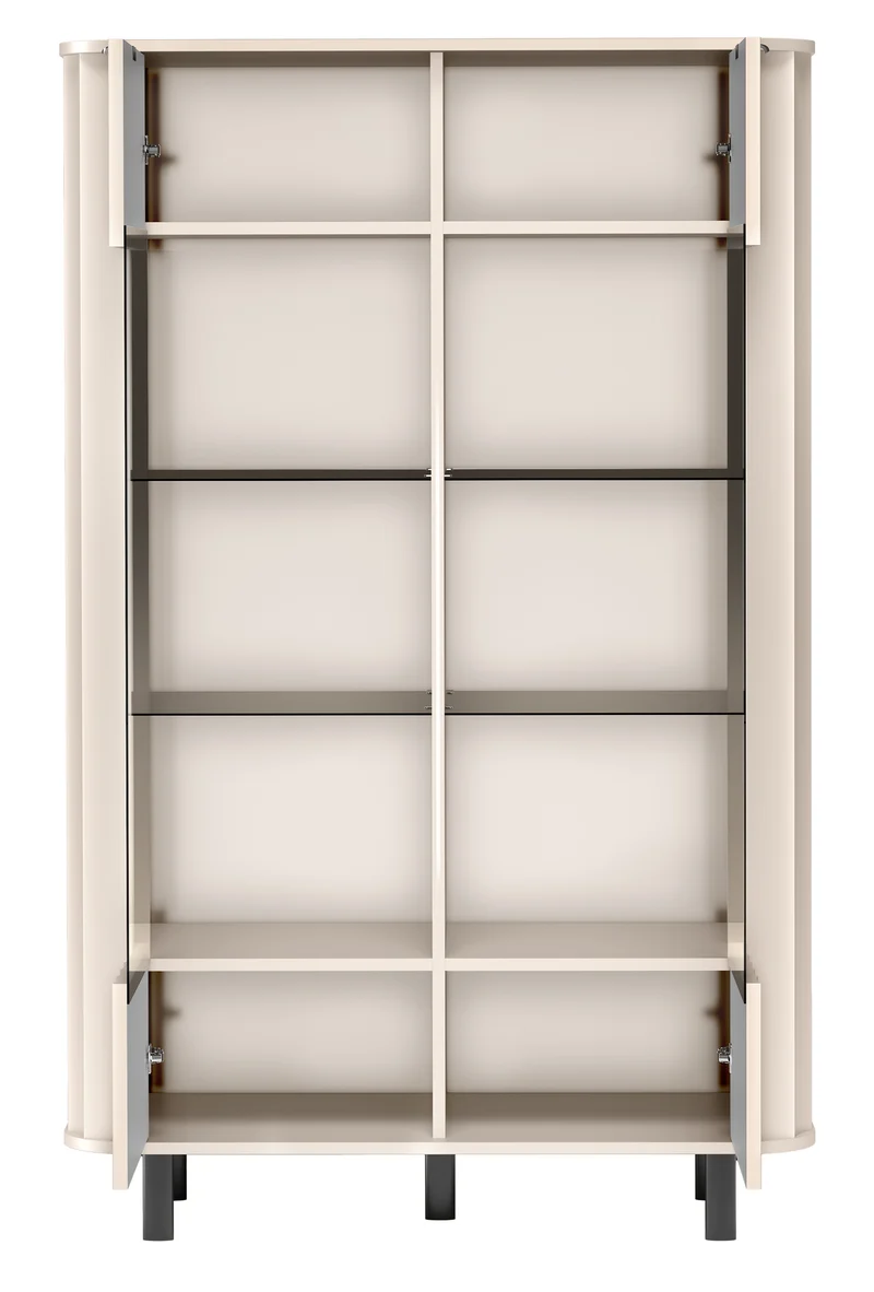 Novado Niedriger Schrank mit zwei Türen, 98 cm, Kaschmirfarbe