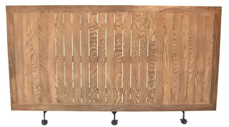 Casa Padrino Jugendstil Garten Esstisch Braun / Schwarz 180 x 80 x H. 76 cm - Klappbarer Gartentisch - Barock & Jugendstil Gastronomie & Garten Möbel