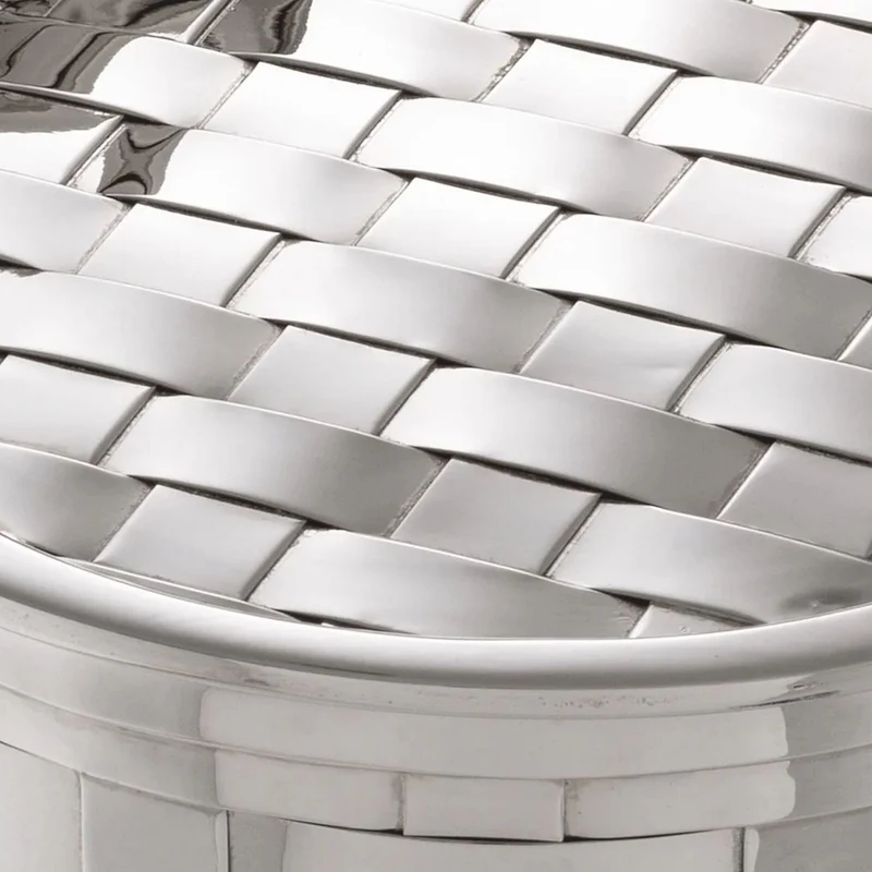 Casa Padrino Luxus Keksdosen 2er Set Silber - Luxus Accessoires
