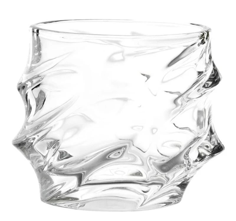 Casa Padrino Kristallglas Whisky Set - 5-teilig mit Karaffe und 4 Gläsern - Klar - 18 x 10,5 x H. 26 cm / 9 x 9 x H. 9,5 cm