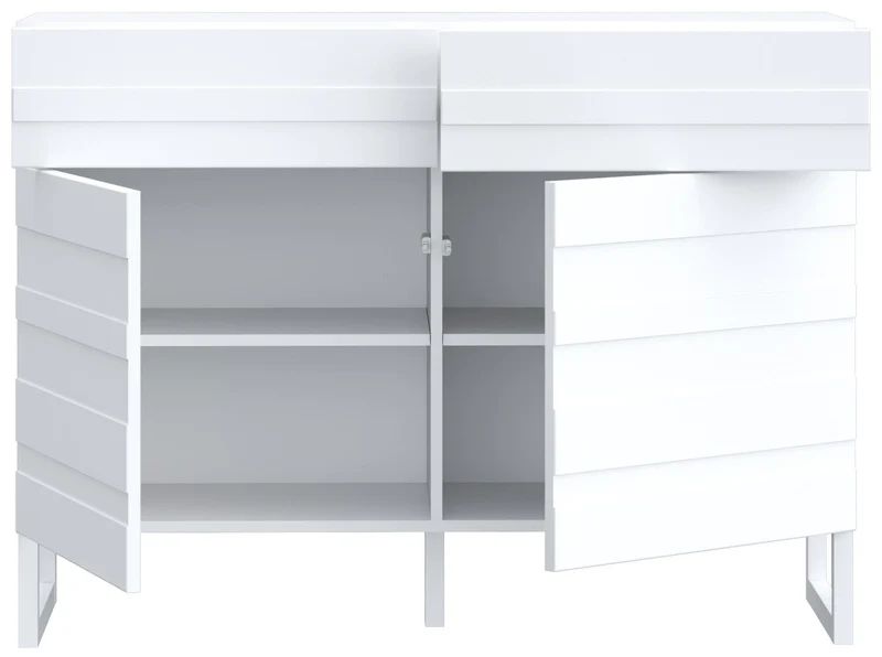 Sideboard Komode BRETANIA mit 2 Türen Weiß oder Salbei