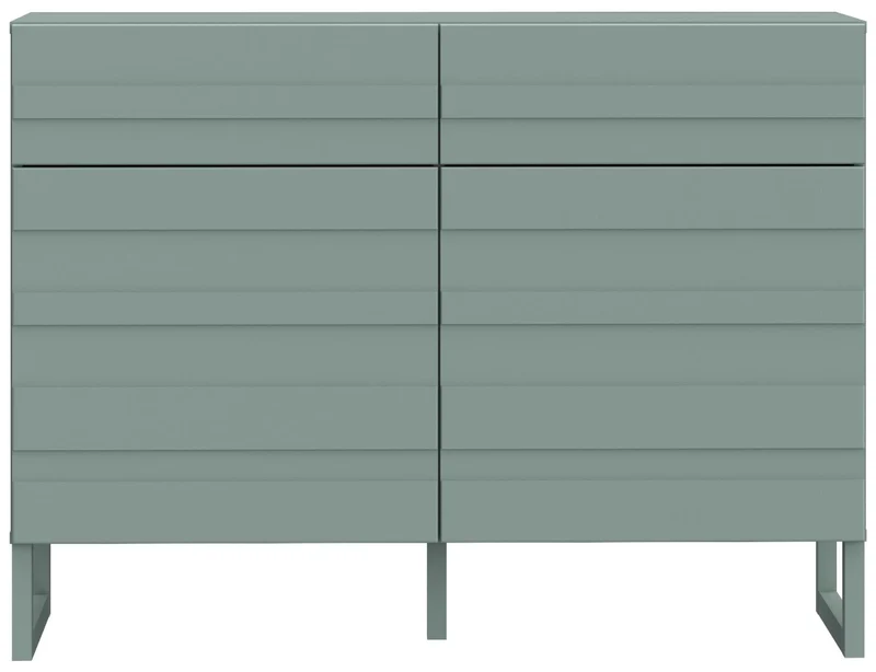 Sideboard Komode BRETANIA mit 2 Türen Weiß oder Salbei