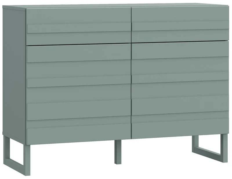 Sideboard Komode BRETANIA mit 2 Türen Weiß oder Salbei
