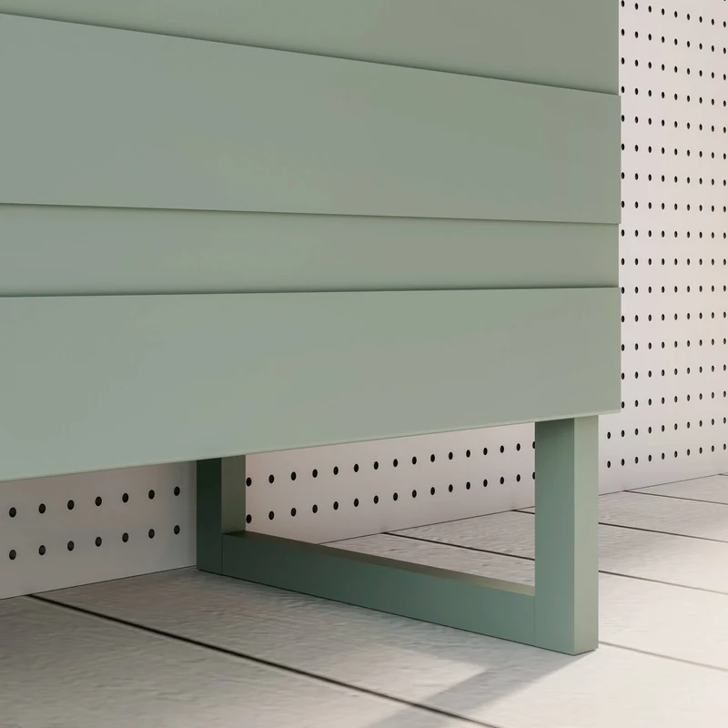 Sideboard Komode BRETANIA mit 2 Türen Weiß oder Salbei