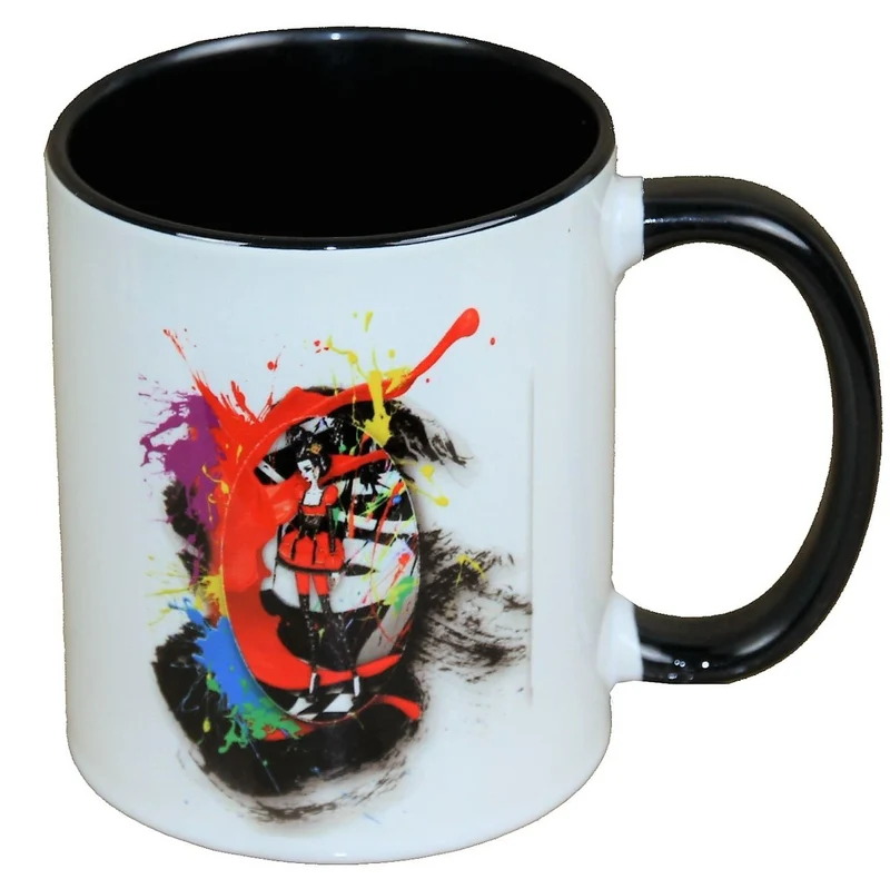 Casa Pompöös Tasse Die Prinzessin von Harald Glööckler, Farbe Rot, 9,5 cm x 8,5 cm, 320 ml