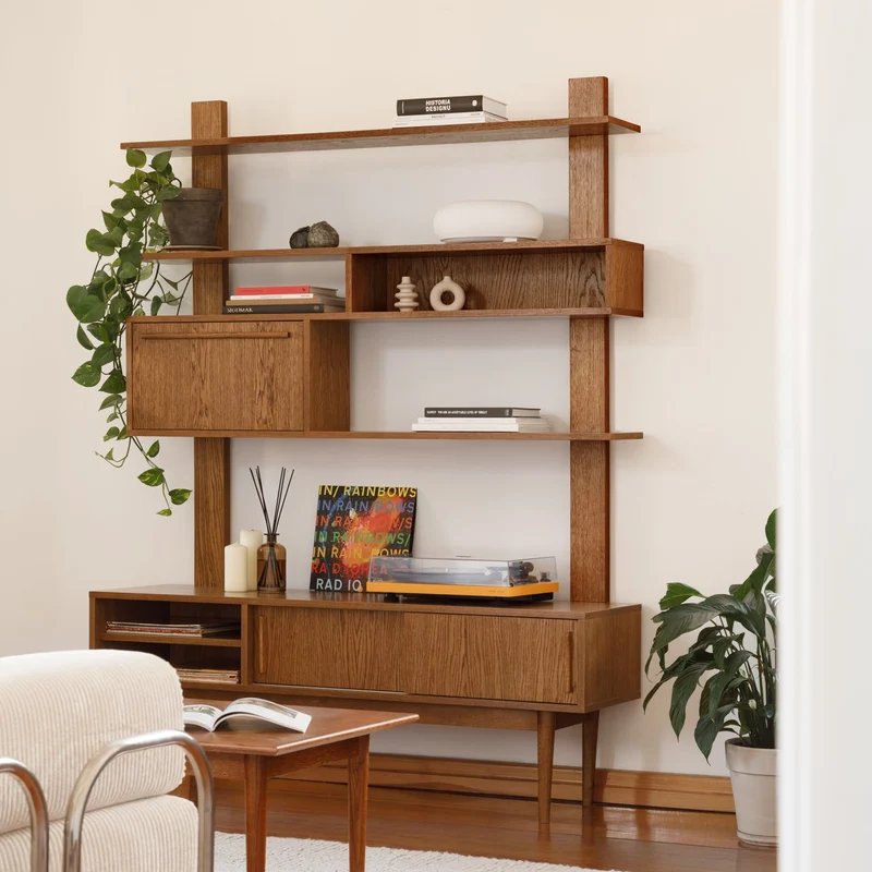 Bücherregal Mid-Century