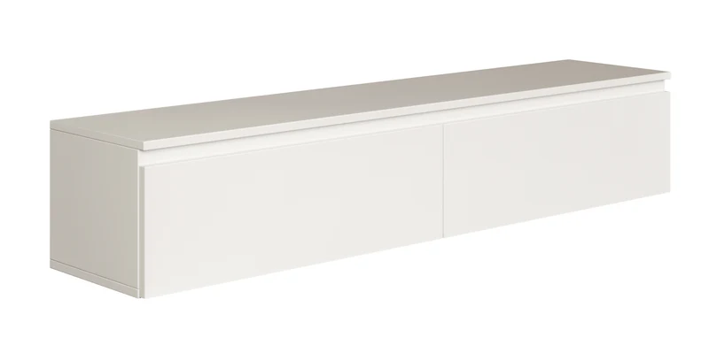 Hängender TV-Schrank Bemmi 150 cm Weiß