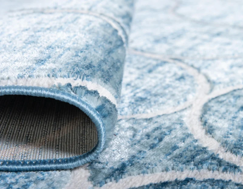 Teppich "TiTan Trellis" Rechteckig Blau verschiedene Größen