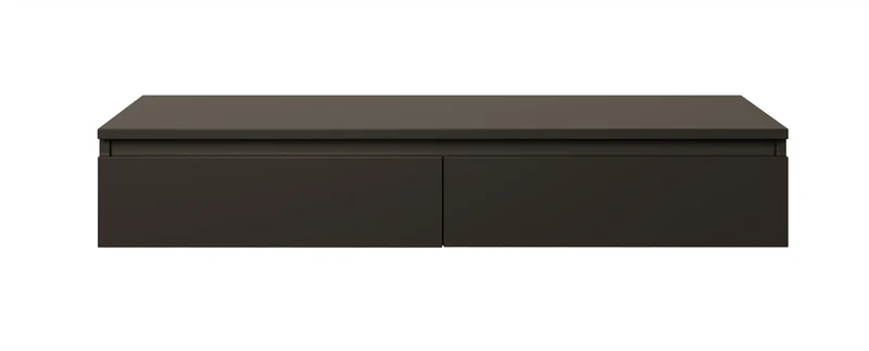 Bemmi hängender Schminktisch mit Schubladen 120 cm schwarz