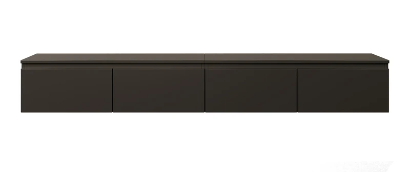 Hängender TV-Schrank Bemmi 200 cm schwarz